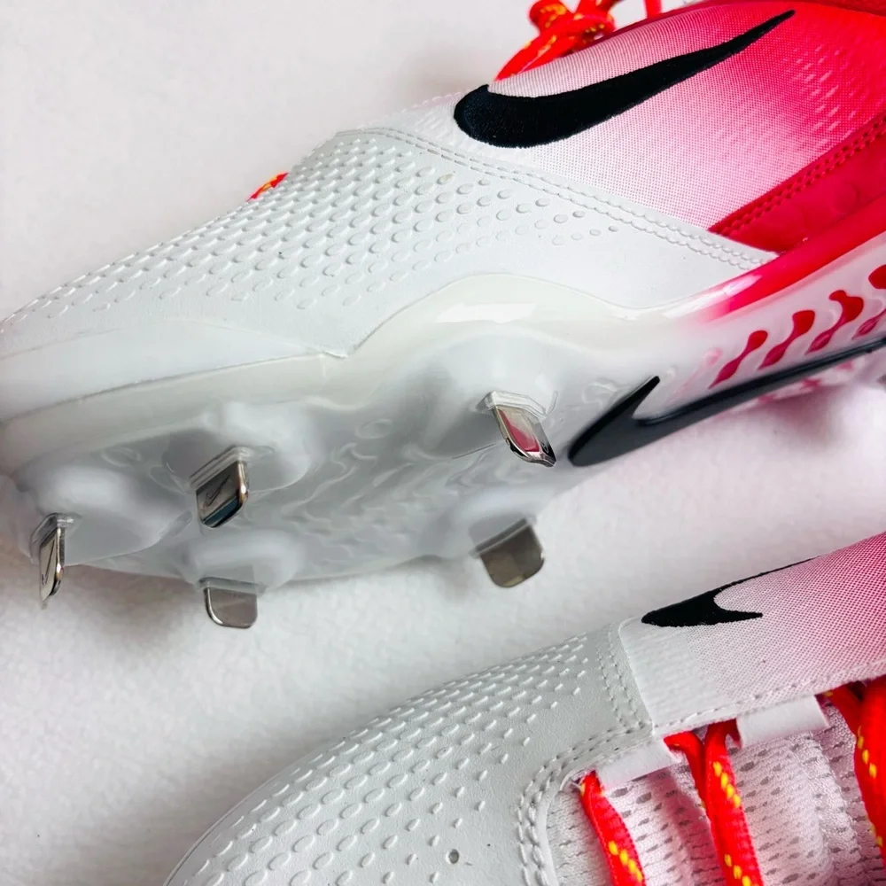 NWT‎ Nike Womens Hyperdiamond 4 Elite Metal Softball Cleats Red/White Size 11.5